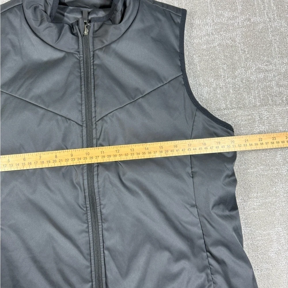 Nike Black Reversible Standard Fit Cozy Side Minimalist Vest Womens Size Large